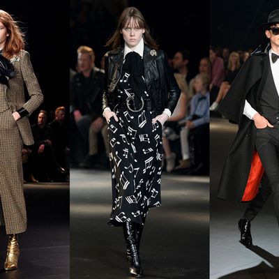 Saint Laurent's Hedi Slimane rocks the L.A. runway with retro-glam