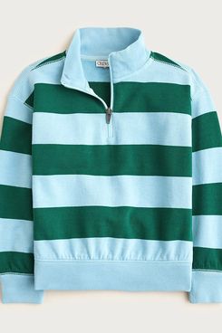 J.Crew Rugby Quarter-Zip Pullover
