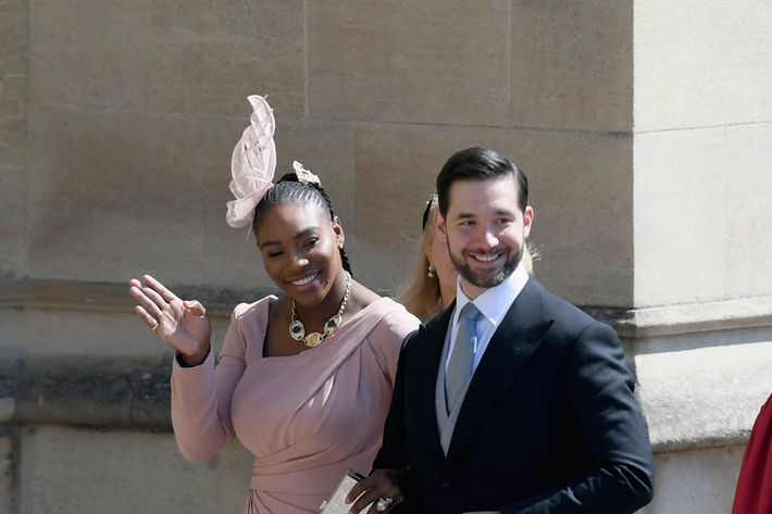 Serena Williams and Alexis Ohanian.