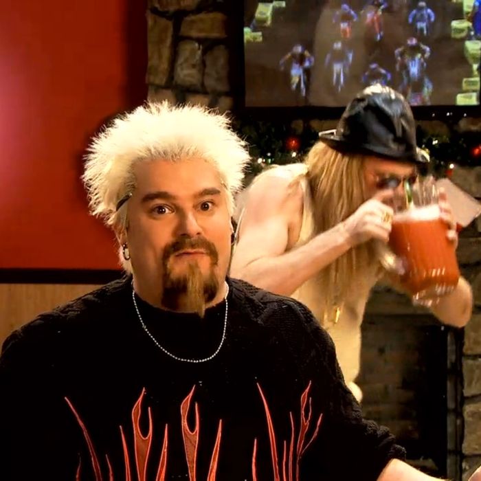 Guy Fieri Loves Bobby Moynihan S Guy Fieri Impression On Em Snl Em