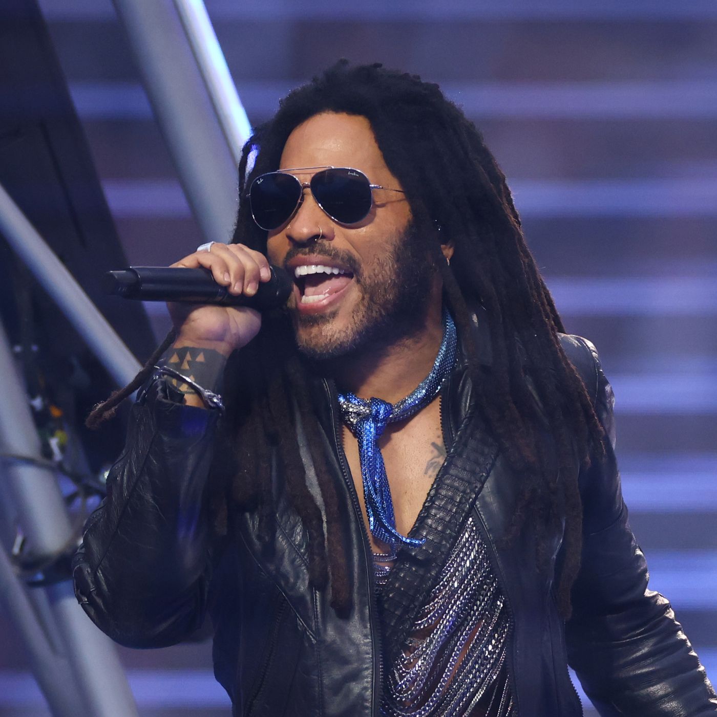 Lenny Kravitz Explains Why He Works Out in Leather Pants