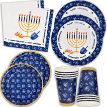 Gift Boutique Hanukkah Plates and Napkins