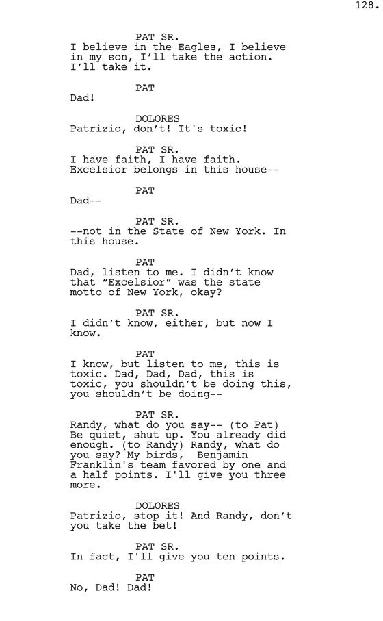 The Toughest Scene I Wrote David O Russell On Silver Linings Playbook