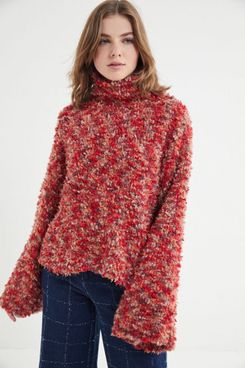 UO Fuzzy Turtleneck Sweater