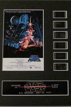 Star Wars Episode IV A New Hope Film Cell Display