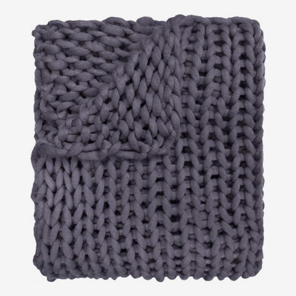 Three Posts Hardwick Chunky Knitted Acrylic Throw