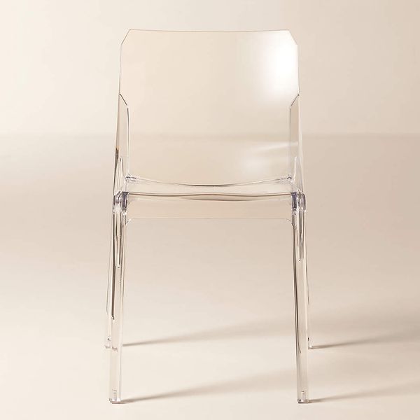 CB2 Bolla Clear Acrylic Dining Chair