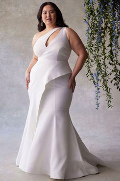 Bridal by ELOQUII Tulle Gown with Slit