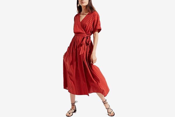 Urban Outfitters Gabrielle Linen Midi Wrap Dress Factory Sale, UP TO 65%  OFF | www.editorialelpirata.com