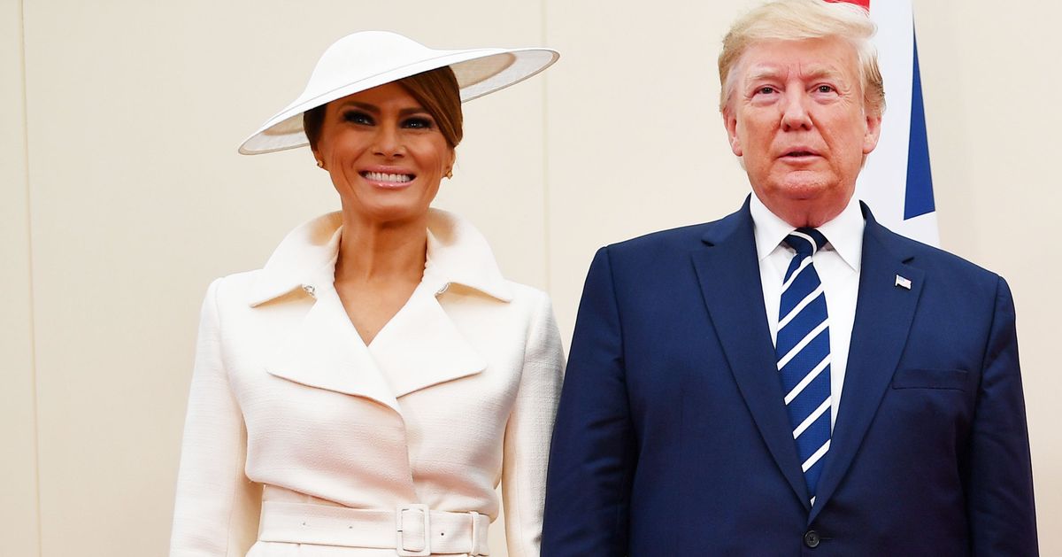 Melania Trump Wears the Row Coat Designed by Olsen Twins