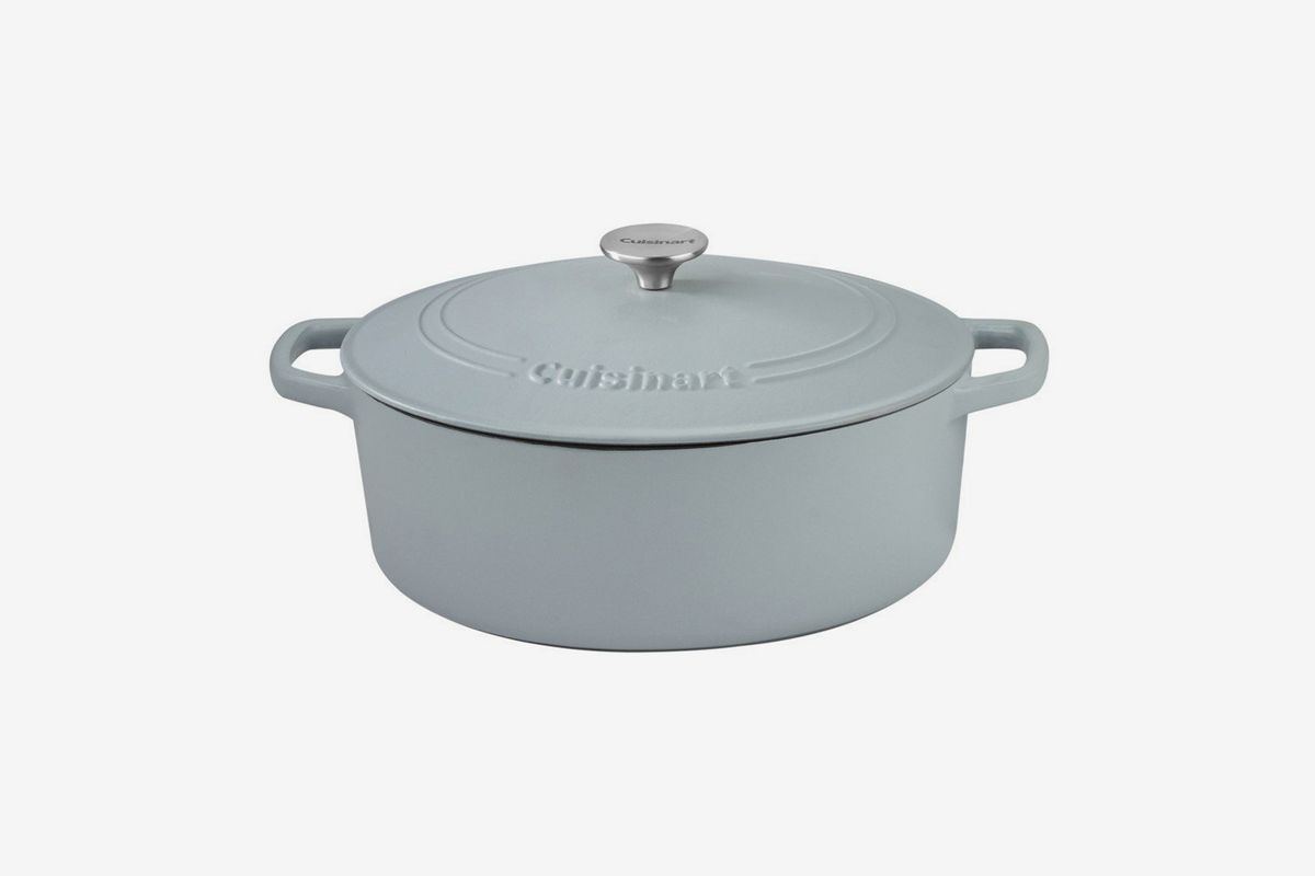 cuisinart cast iron casserole 5.5 quart
