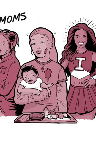 In the past, teenage pregnancy meant spending a surefire semester "out of state," but these days, it's the ticket to MTV success! At least, that's the immaculate J.Lo's way of thinking, and it helps that she's passed her baby to resentful beau Rodrigo Santoro. Things are a little more harried for Cameron Diaz and Anna Kendrick, though they wear those baby stains (and strains) well.