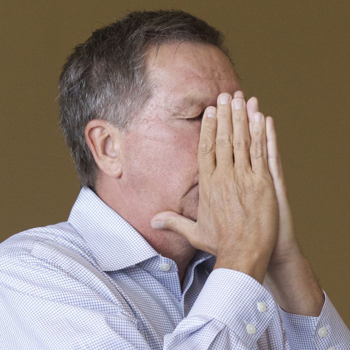 Ohio Governor John Kasich visits Iowa