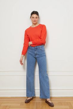 Loup Carmen Wide Leg Jeans - Washed Indigo