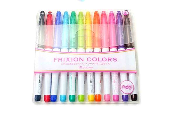 Pilot Frixion Colors Erasable Marker - 12 Color set