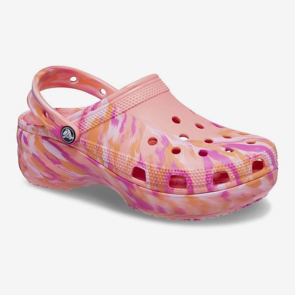 Crocs Classic Women's Platform Marbled Clogs