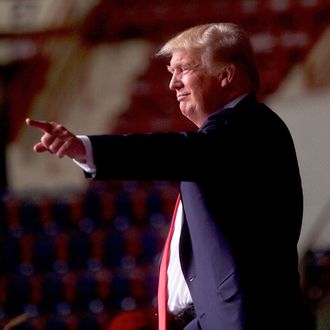 Donald Trump Campaigns In Harrisburg, Pennsylvania