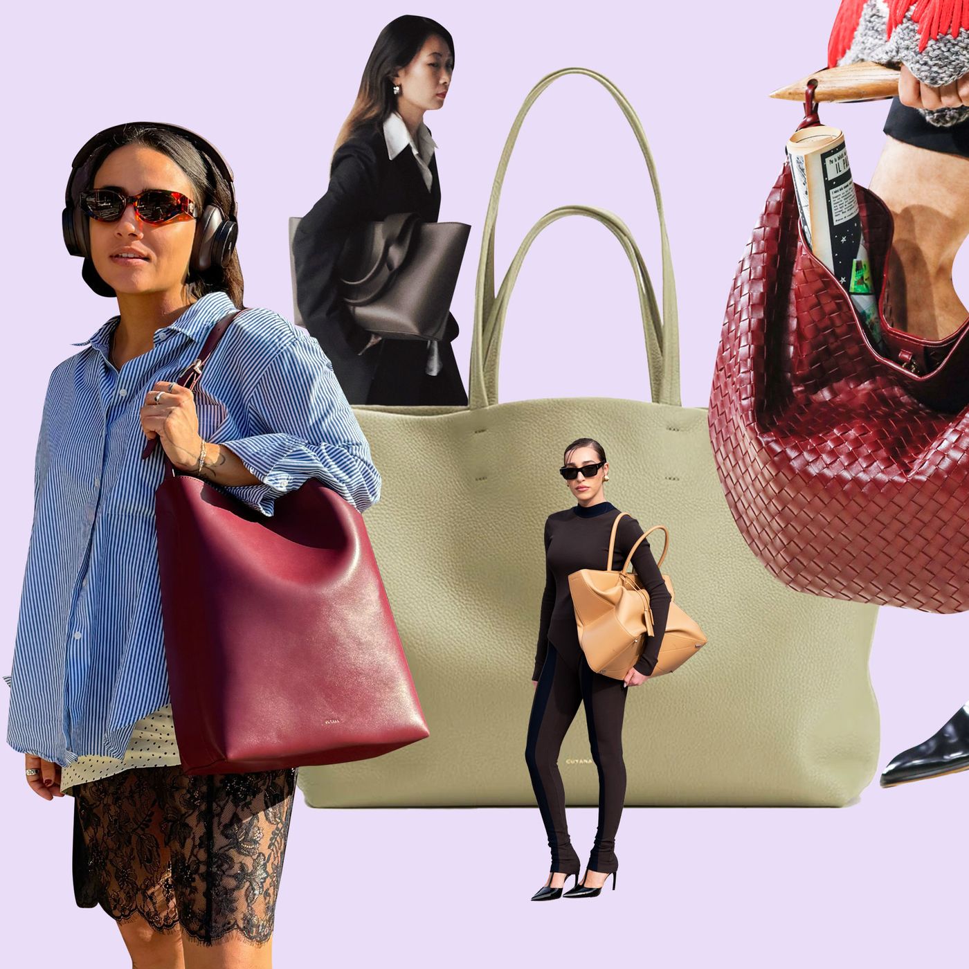 Women Nylon Briefcase Laptop Tote Bag Nylon Handbag Purse