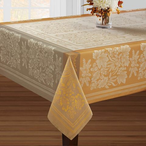 Benson Mills Gathering Engineered Jacquard Tablecloth For Harvest, Fall and Thanksgiving