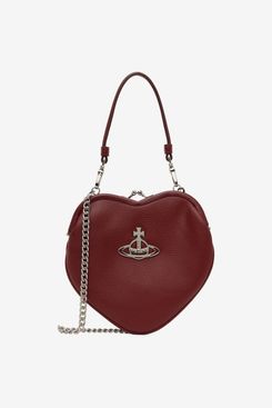 Vivienne Westwood Red Belle Heart Frame Bag