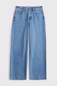 Abercrombie & Fitch Curve Love Low Rise Ultra Loose Jean