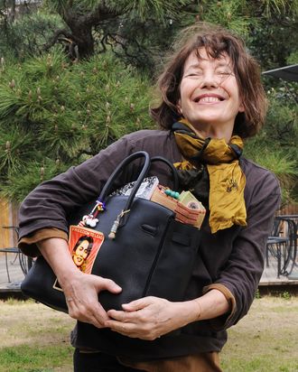 jane birkin with birkin bag