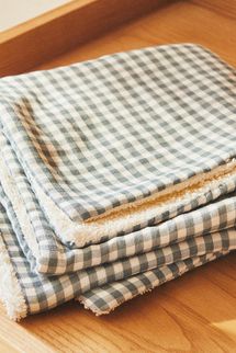 Zara Gingham Baby Towel