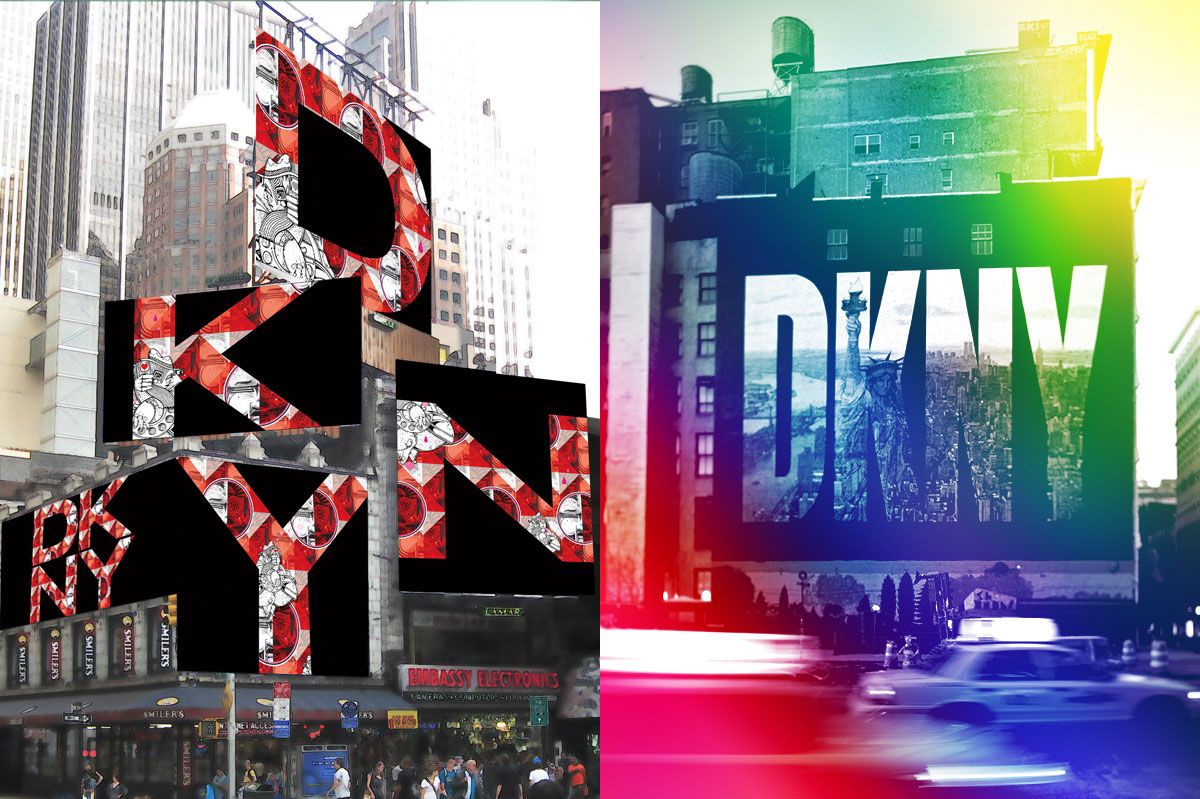 Vanishing Downtown: DKNY sign, Houston Street