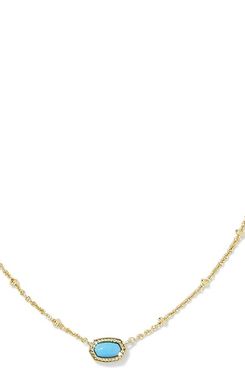 Kendra Scott Mini Elisa 14k Gold-Plated Satellite Short Pendant Necklace