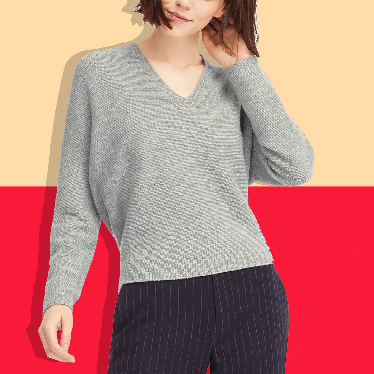WOMENS 3D KNIT MESH LONG SLEEVE CREW NECK SWEATER  UNIQLO VN