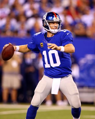 Eli Manning back at QB as the Giants lose to Dallas