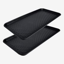 CHAIRLIN Waterproof Large Shoe Tray, 2-Pack