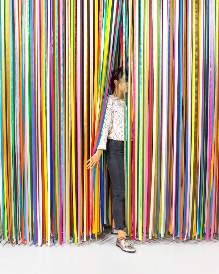 Jacob Dahlgren’s 10,000 multicolored ribbons.