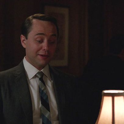 He looks punchable when he decides to pimp Joan out.