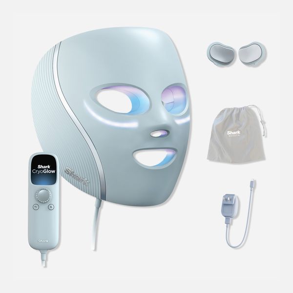 Shark Beauty CryoGlow Cooling + LED Face Mask & Facial Glo Skin Tool