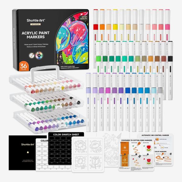 Shuttle Art Automatic Ink Control Acrylic Paint Markers