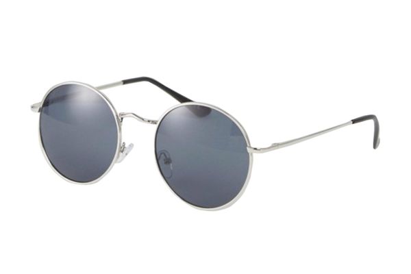 ASOS 90s Metal Round Sunglasses in Silver