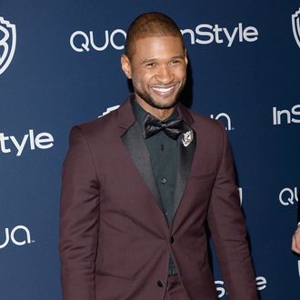 BEVERLY HILLS, CA - JANUARY 12: Singer Usher attends the 2014 InStyle and Warner Bros. 71st Annual Golden Globe Awards Post-Party on January 12, 2014 in Beverly Hills, California. (Photo by Jason Merritt/Getty Images)