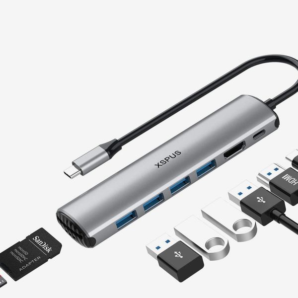 XSPUS 8-in-1 Portable Aluminum USB-C Dongle
