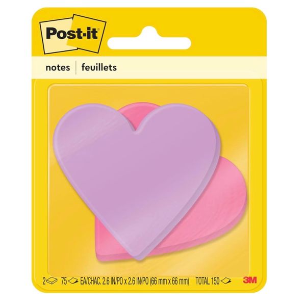 Post-it Sticky Notes, Heart