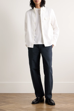 De Bonne Facture Balloon Barrel-Leg Cotton-Drill Trousers