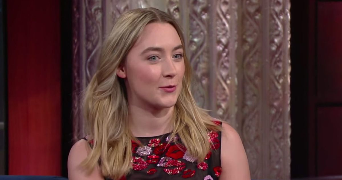 Saoirse Ronan Gave Stephen Colbert a Delightful Lesson About Irish Accents