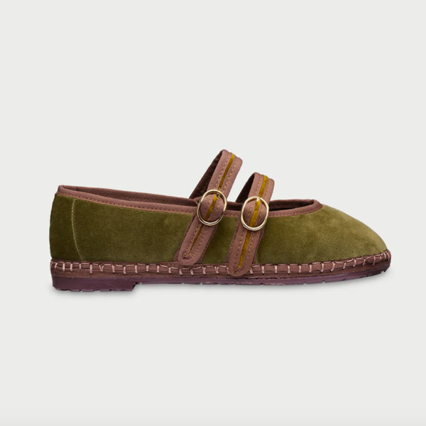 Flabelus Claire Mustard Mary Jane