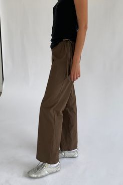 Brooke Callahan Tie Pants - Chocolate