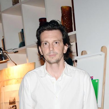 This post-skate-punk painter has a face as electric as the colors in his works.