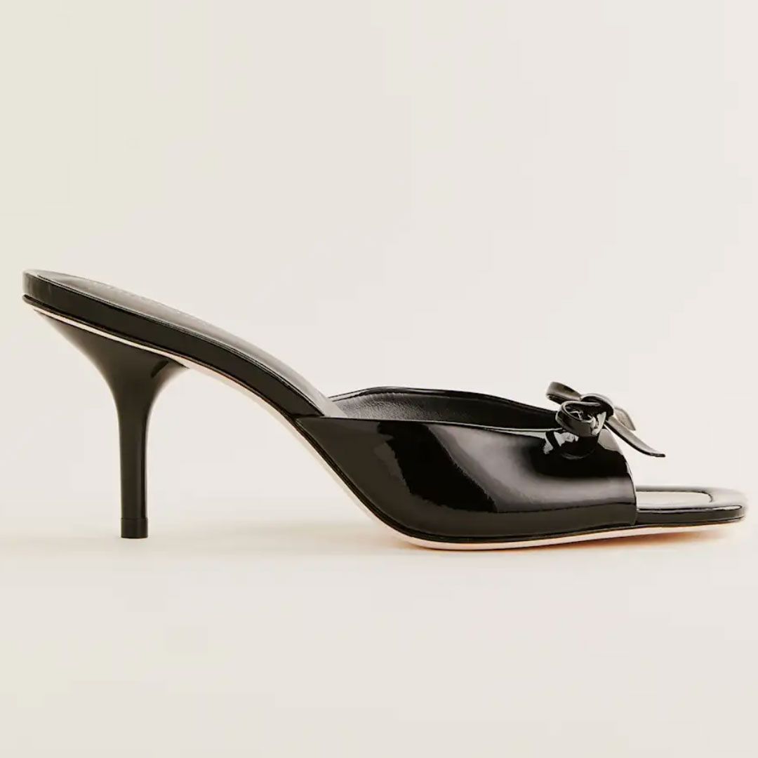 Reformation Clementine Heeled Mule Sandal
