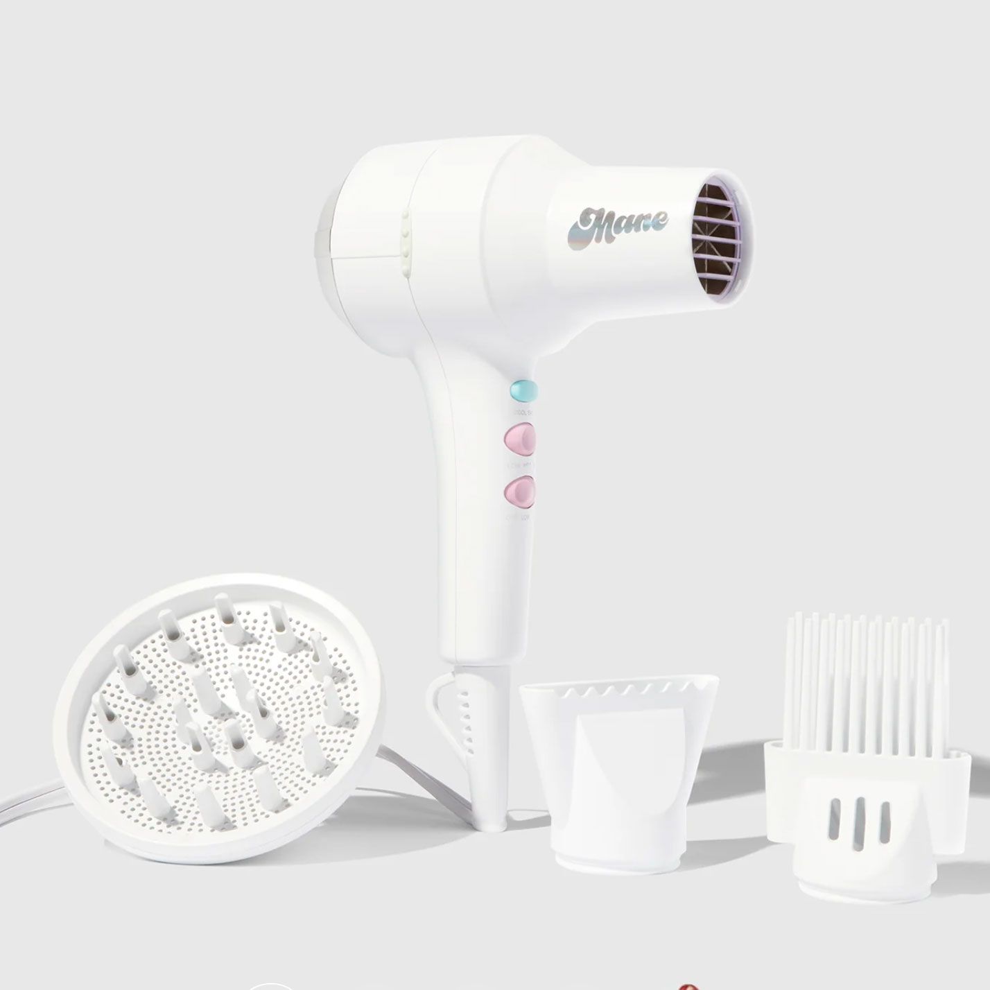 MooMoo Baby Hair Blow Dryer with Diffuser and Concentrator, 1875 Watt Ionic  Hair Dryer for Smooth and Fast Drying Hair Pink