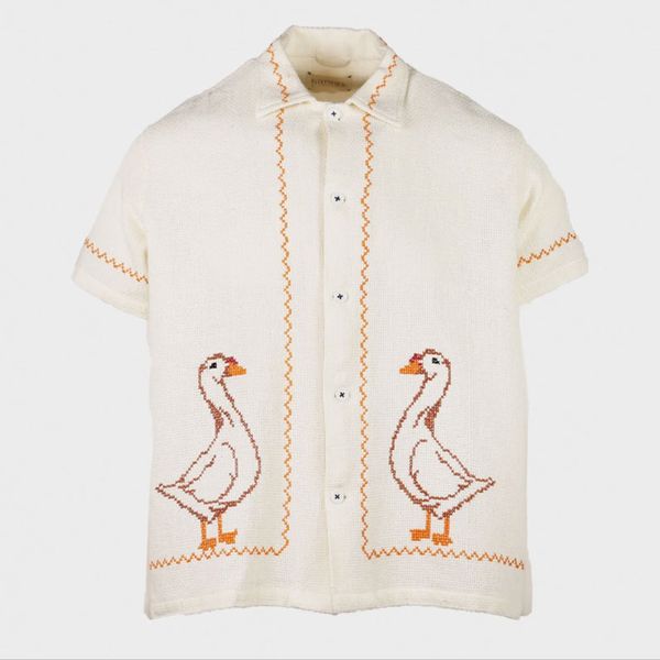 Harago Duck Cross Stitch Shirt