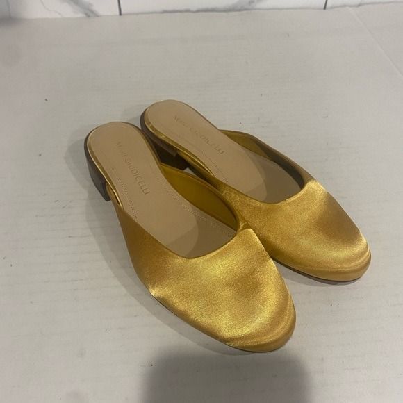 Mari Giudicelli Leblon Satin Mules