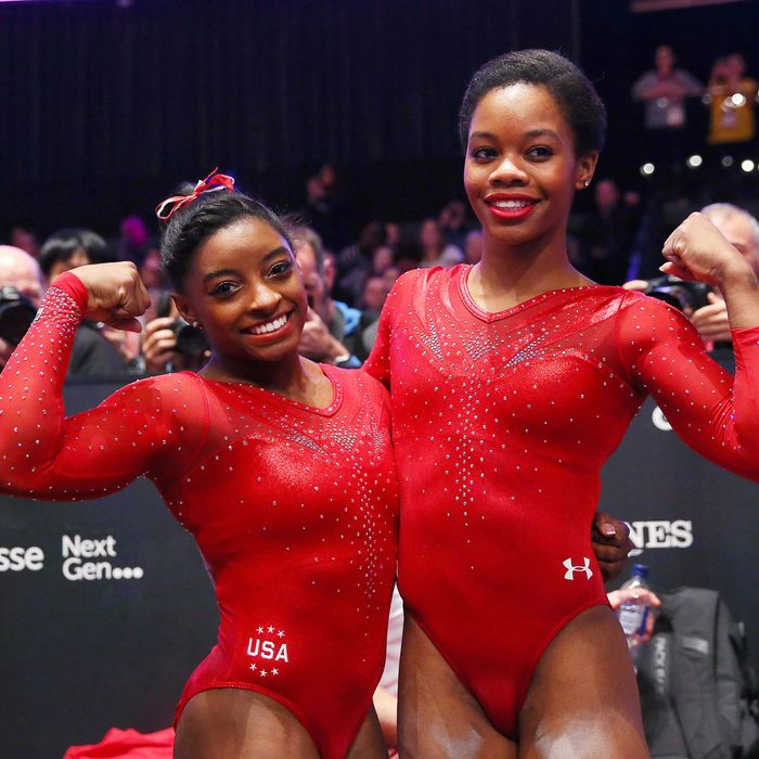 Newspaper Labels Photo Of Simone Biles ‘gabby Douglas’